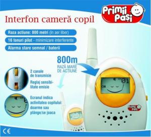 Interfon camera copil cu raza lunga actiune