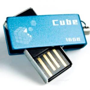 Stick Flash USB 4GB Good Drive Cube Blue GoodRAM