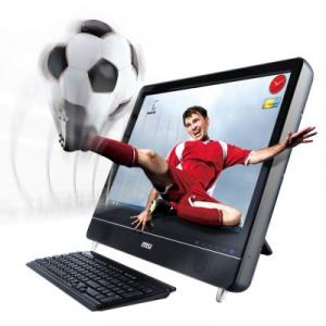 Sistem Desktop PC TouchScreen MSI Wind Top AE2400 24inch Full HD Intel Core 2 Quad Q9400S 4GB DDR3 1TB HD5730 1GB Win 7 Home Premium