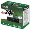 DVD Writer 24x Asus DRW-24B3ST/BLK/G/AS SATA LightScribe black Retail