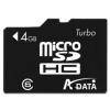 Card micro sdhc 4gb clasa 6 a-data
