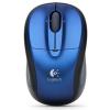 Mouse Logitech M305 Optical Wireless Nano USB Cobalt Blue pentru notebook