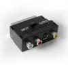 Adaptor SCART - 3 RCA si S-VHS (S-Video) Kinetix