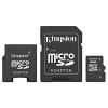 Card Micro Secure Digital (SD) 4GB SDHC Clasa 4 Kingston + 2 Adaptoare