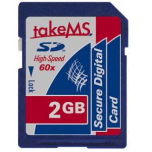 Card Secure Digital (SD) 2GB HighSpeed 60x TakeMS