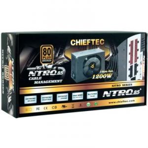 Sursa Chieftech Nitro BPS-1200C 1200W 80+ Silver 14cm Silent Fan Active PFC Modular