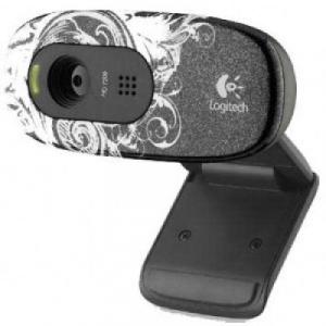 Camera Web Logitech WebCam C270 1.3MP Microfon Fleur Dark