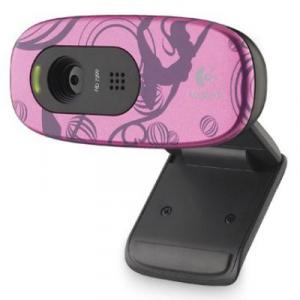 Camera Web Logitech WebCam C270 1.3MP Microfon Pink Balance