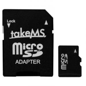 Card Micro Secure Digital (SD) 2GB TakeMS 1 adaptor