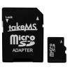 Card Micro Secure Digital (SD) 4GB SDHC clasa 6 TakeMS 1 adaptor