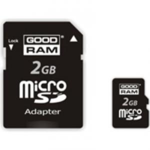 Card Micro SD 2GB GoodRAM cu adaptor Secure Digital