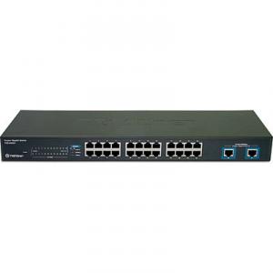 Switch 24 porturi 10/100 TRENDnet TEG-S224 Unmanaged 2 GigaBit