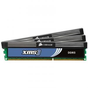Kit Memorie Triple Channel 6GB (3 x 2GB) DDR3 1333 CL9 XMS3 Corsair