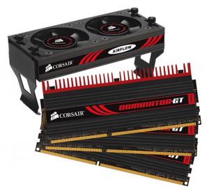 Kit Memorie Triple Channel 6GB (3 x 2GB) DDR3 2000 Dominator GT Airflow II Fan i7 Corsair