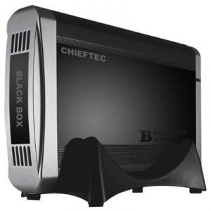 Rack / Enclosure Chieftech CEB-35S pentru harddisk-uri SATA 3.5inch - USB 2.0 eSATA - Aluminium