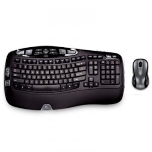 Kit Tastatura + Mouse Logitech Coordless Desktop Wave Wireless USB