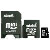 Card Micro Secure Digital (SD) 4GB SDHC Clasa 6 TakeMS 2 adaptoare