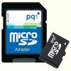 Card Micro Secure Digital (SD) 4GB SDHC PQI + 2 Adaptoare
