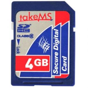 Card Secure Digital (SD) 4GB SDHC Clasa 6 TakeMS