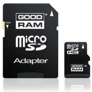 Card Micro Secure Digital (SD) 4GB SDHC + Adaptor GoodRAM