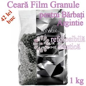 Ceara FILM granule pentru Barbati 1kg elastica, refolosibila - ItalWax