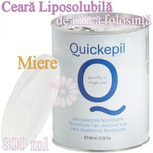 Ceara epilat de unica folosinta la cutie de 800ml cu Miere - Quickepil