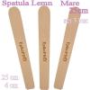 3 buc spatula lemn mare 25cm - epilatpro