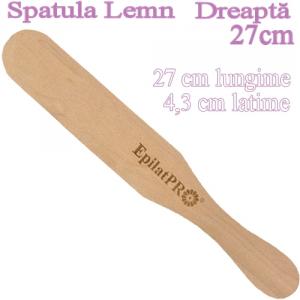 Spatula lemn Dreapta, Lata 27cm - EpilatPRO