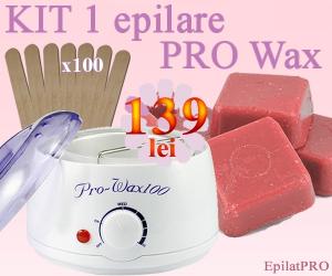 Kit 1 epilare PRO Wax
