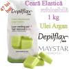 Ceara elastica 1kg refolosibila ulei de argan - depilflax