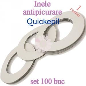 Inele antipicurare din hartie set 100buc - Quickepil