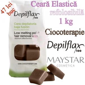 Ceara elastica 1kg refolosibila Ciocoterapie - Depilflax