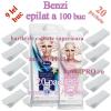 20 pachete de benzi pentru epilat a