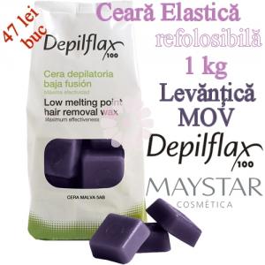 Ceara elastica 1kg refolosibila Levantica (MOV) - Depilflax