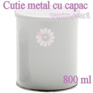 Cutie din metal cu capac de 800ml