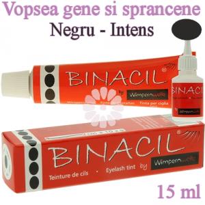 Vopsea Gene si Sprancene Binacil 15ml - Negru Intens