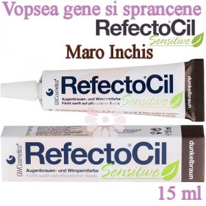 Vopsea Gene si Sprancene RefectoCil Sensitive 15ml - Maro Inchis