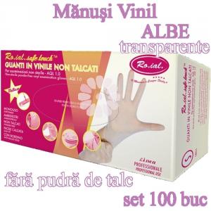 Manusi vinil fara pudra 100buc