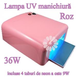 Lampa UV 36W manichiura ROZ