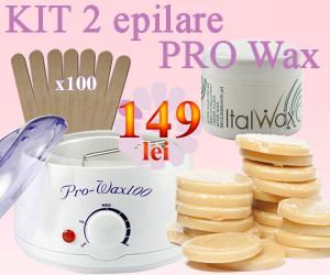 Kit 2 epilare PRO Wax