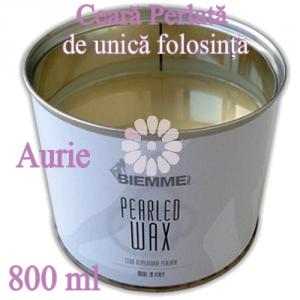 Ceara perlata Aurie de unica folosinta la cutie 800ml