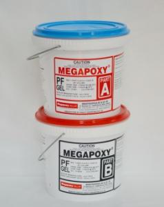 Adeziv epoxidic bicomponent rapid Megapoxy PF Gel 1L