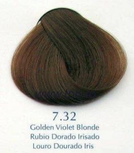 Vopsea de par Yellow 7.32 Violet auriu blond
