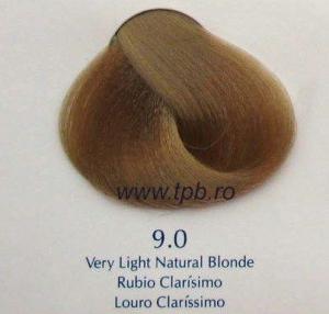 Vopsea de par Yellow 9.0 blond natural foarte deschis