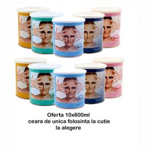 Oferta 10x800ml ceara de unica folosinta la cutie