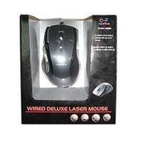 Mouse laser, resolution reglabila intre 800 si 1600DPI, scroll 4D, 4 butoane programabile, conectare USB, grey/black