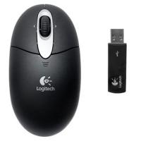 Mouse optic Logitech cordless RX650, USB, negru (910-000342)