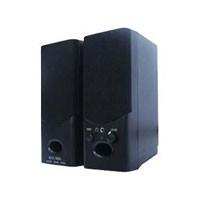 Boxe multimedia 2.0, protectie magnetica, volum control, mufa jack pentru casti, 120W PMPO, jack 3.5 mm. Black