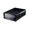 Mini-ITX, 65-watt adapter + DC, neagra, 1 x slim optical 5.25&quot; bay, 2 x 2.5&quot;, 1 side 80mm TriCool