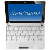Eee PC 1005HA, White, ATOM N270 1.6G, 1024MB DDR2, 160GB HDD, Anti-glare 10.1&quot; WSVGA, WiFi 802.11n, 0.3 MP Video camera, 10/100 Mbps, up to 8.5hrs(6 cells 4400mAh 48.84W/h), 1.27kg, Windows 7 Starter